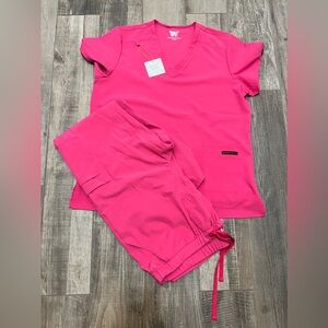Monarch Pink Scrub Set